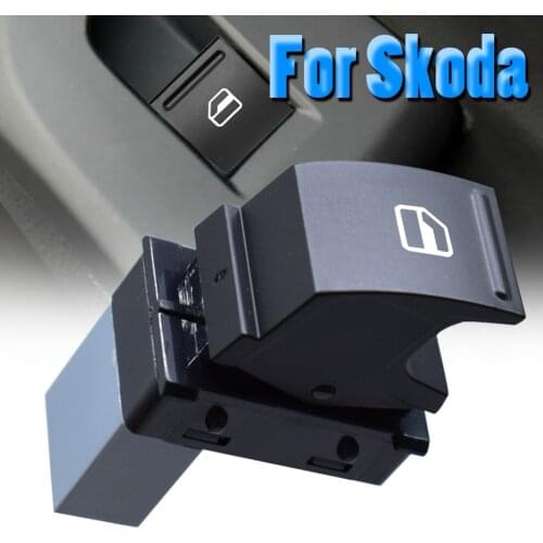 1X Power Window Switch Electric Control Lifter Button Passenger Side For Skoda Octavia 2004 - 2015 Fabia Superb Roomster