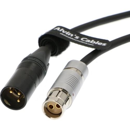Alvins Cables ARRI Alexa XT SXT Cameras Power Cable 2 Pin Female to XLR 3 Pin Male