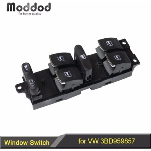 Window Control Switch Button for VW 99-04 GTI Golf 4 Jetta MK4 BORA BEETLE Passat B5 OEM 3BD 959 857 3BD959857