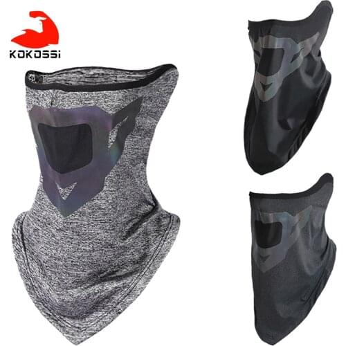KoKossi Sun protection Cycling Bandana Icy Cooling Moisture Wicking Night Reflection Breathable Outdoor Mountaineering Headwear