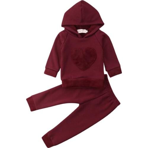 Infant Toddler Baby Boy Girl Romper Long-sleeved LOVE Bodysuit Clothes Outfit Size 0-3T