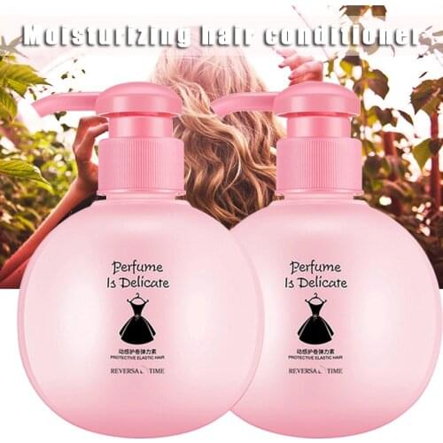 Hair Conditioner Curl Enhancer Anti Frizz Moisturize Hair Elastin Hair Volumizing Gel Perfume Curls Hair Styling Elastin