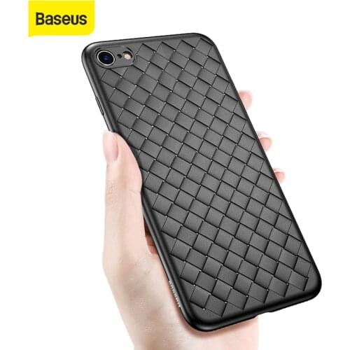 Baseus Creative Weave Case For iPhone 6 6S Luxury Ultra Thin Slim Grid Weaving Silicone Cases for iphone6 6S Plus TPU Back Cover