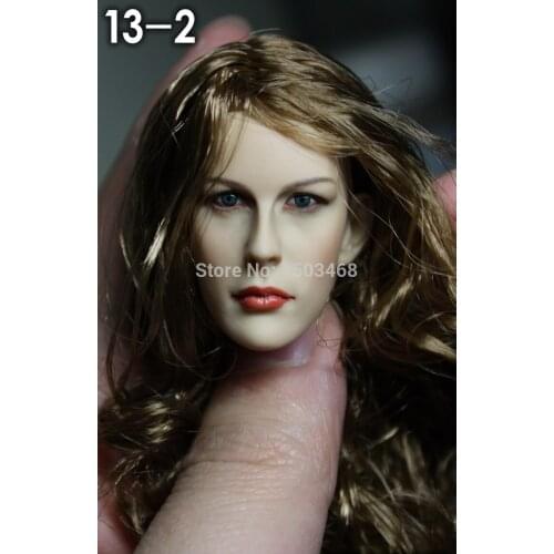 Kumik13-2 Exquisite beauty head carved12"DIY doll Head Replaceable accessories For Seamless doll body Includes only head shape