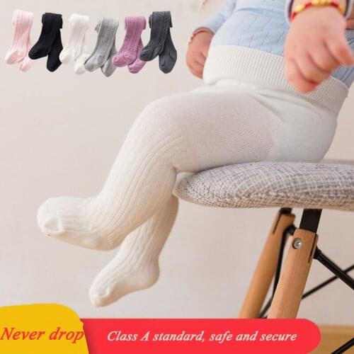Baby Leggings Spring Autumn Pure Cotton Pantyhose Female Baby Autumn Winter Thickened Childrens One-Piece Stockings Outer Wear