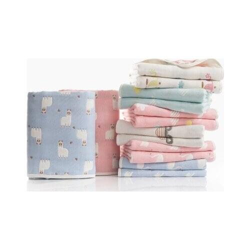 New Six Layers of Gauze Newborns Children Summer/Quilt Plaids Blankets 100% Cotton Bath Towel Hand Towels Air Conditioner Covers