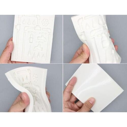 Mini Water Tap Chocolate Candy Silicone Mold Tap Cake Soap Plaster Epoxy Resin Casting Mold Faucet Resin Mold Craft Tool