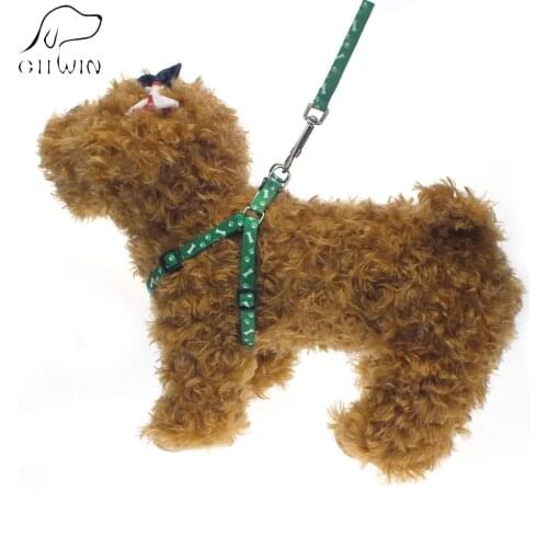 Dog Leash Harness Sets For Dogs Walking Training Breakaway Harness Durable Nylon Dog Leash Quick Release Leash Harness ZX0031