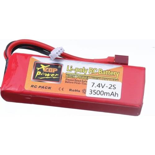 Original 144001 car 2s 7.4 V 3500mAh Lipo battery T Plug for Wltoys 1/14 144001 RC car boat Lipo battery 1-5PCS