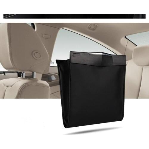 Portable Car Seat Back Garbage Bag Car Auto Trash Can Leak-proof Dust Holder Case Box Car Styling Oxford Cloth
