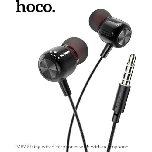 M87 String Wired Earphones With Microphone Can Call And Listen to Music 3.5mm Plug Can be Used For iPhone Xiaomi