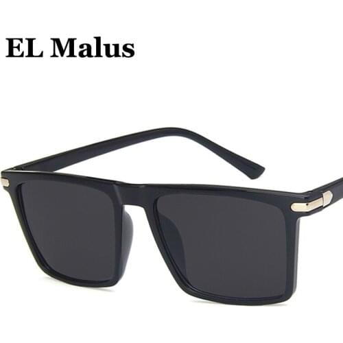 [EL Malus]Retro Square Frame Sunglasses Mens Women Pink Dark Green Lens Leopard Shades UV400 Sun Glasses Creative Design Eyewear