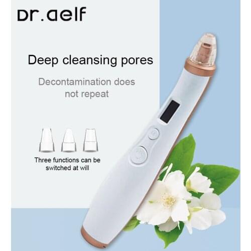 Dr.aelf Face Deep Pore Cleaner Blackhead Remover Acne Pores Remove Exfoliating Cleansing Facial Beauty Instrument
