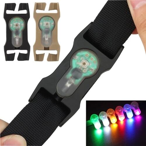 Tactical Signal Light MOLLE Webbing System Waterproof Survival Lamp For Hunting Bag Vest Helmet Bicycle Strobe Signal Light