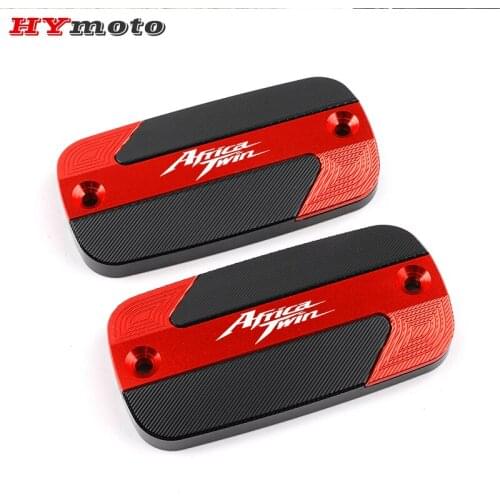 High Quality Motorcycle Front Brake Fluid Reservoir Caps Cover For HONDA Africa Twin CRF1000L 2015-2020 AfricaTwin 1000 1050