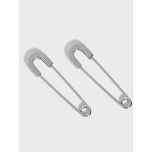 100% 925 sterling silver pin earrings for women fine jewelry, geometric gold color stud earrings fashion party girl accessories