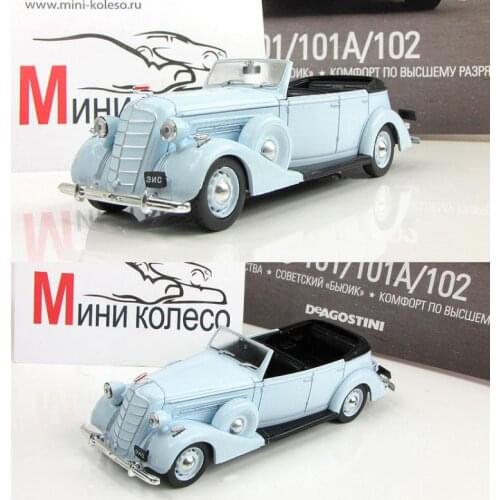 1:43 Advanced alloy car models,high simulation Soviet convertible classic car ZIS-102,metal diecasts,toy vehicles,free shipping