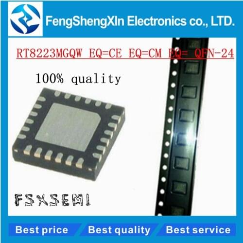 10pcs/lot NEW RT8223MGQW QFN-24 RT8223M EQ=CG EQ=CE EQ=DD EQ=CJ EQ=DG EQ=DL EN=FE IC chips