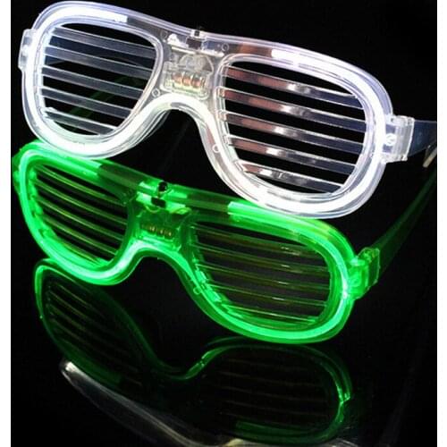 12PCS Party Decoration Led Glasses/Party Glasses/Glowing Glasses/Luminous Glasses/Led Sunglasses/Led Lenses For Party Rave