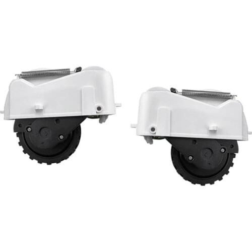 2Pieces Vacuum Cleaner Wheels Replacement Right Left Wheel Robot Vacuum Cleaner Driving Power Wheel