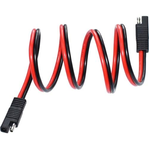 SAE Power Automotive Extension Cable Quick Disconnect Wire Harness Solor Plug Connector for Battery Tender 12AWG (3.28ft)