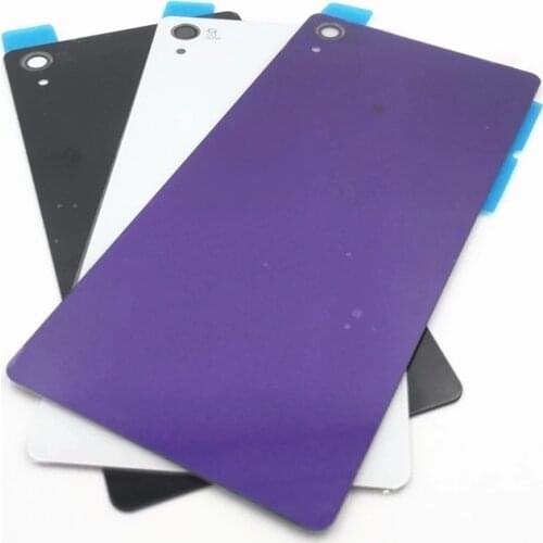 New Rear Door Battery Back Housing Glass Replacement Cover Case For Sony Xperia Z1 Z2 Z3 Z3 Compact Z3 Mini Battery Cover