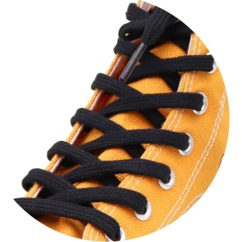 Coolstrings 6MM Classic Shoe Accessory Double Layer Polyester Flat Shape Shoelaces 7 Colours For Canvas Boots 60-180 Easy Cordon
