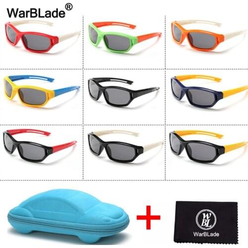 WarBLade Baby Kids Polarized Sunglasses Boy Girl Baby Infant Sport Goggles TR90 Polaroid Sun Glasses Eyewear Child Shades Oculos