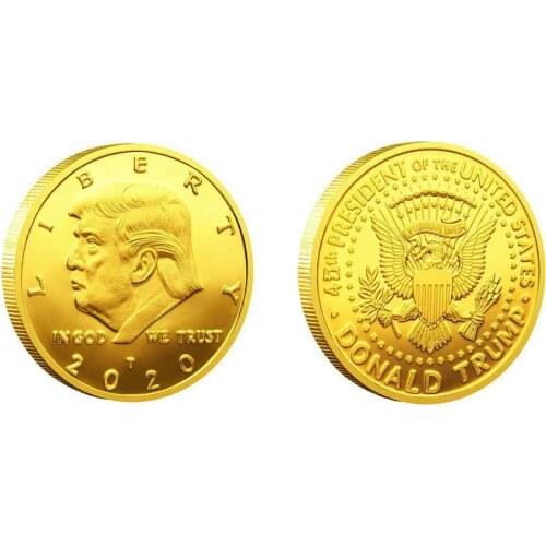 Donald J. Trump Commemorative Coin America 45th President Novelty Coin Keep America Great Gold Coin