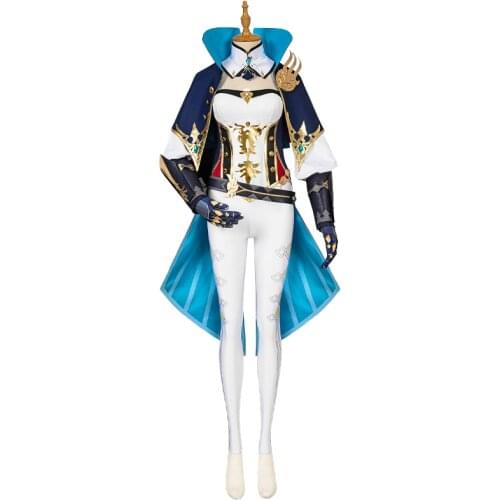 Game Genshin Impact Cosplay Jean Gunnhildr Costume Men Women Halloween Carnival Party Full Set Uniform Suits Costumes Clothing