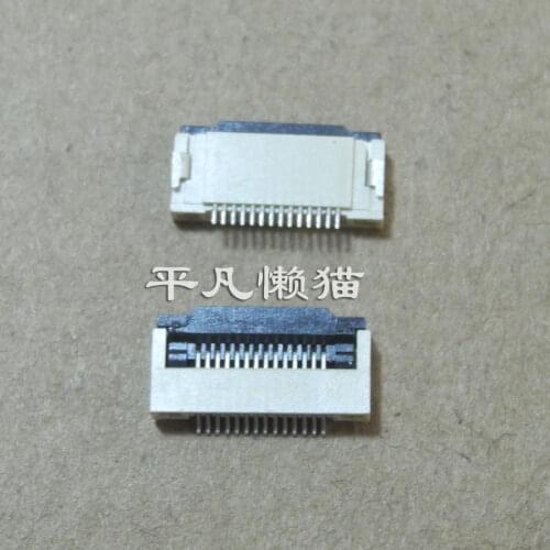 FPC 14-pin 0.5MM pitch Lower connection Clamshell socket Notebook Start-up touch keyboard buckle seat