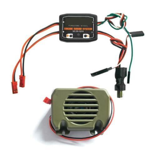 HG Electronic Sounds System W/ Loudspeaker for RC P801 Truck Model or DIY Car TH09898-SMT2