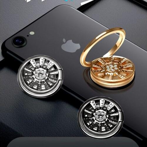 Interphalangeal Top Fold Finger Grip Ring Mobile Phone Holder For Iphones 12 11 Pro Max Samsung Xiaomi Desktop Stand Bracket