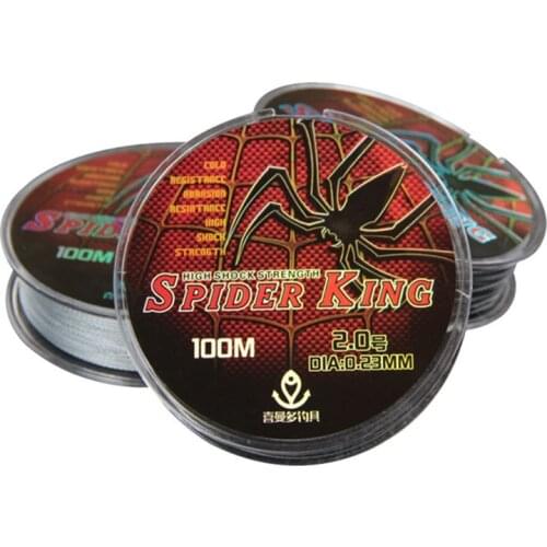 100M PE Material Multifilament Carp Fishing Cord Wear-Resistant Carp Fishing Wire Saltwater Fishing Line