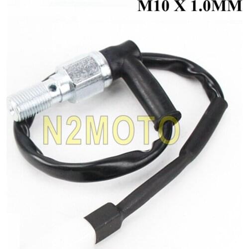 M10 x 1.0mm Motorcycle Hydraulic Brake Pressure Rear Light Switch Banjo Bolt Universal Scooter Dirt Bike Hydraulic Brake Switch