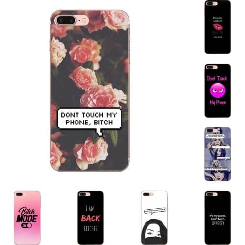 For Xiaomi Redmi Note 2 3 3S 4 4A 4X 5 5A 6 6A Pro Plus Rubber Soft Phone Case Dont Touch My Bitch Top Detailed Popular