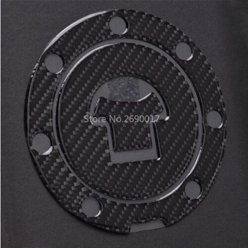 Motorcycle Decals Real Carbon Fiber Tank Pad Sticker Fuel Gas Cap Cover Fit For For Honda CBR600RR CBR1000RR 2004-2011