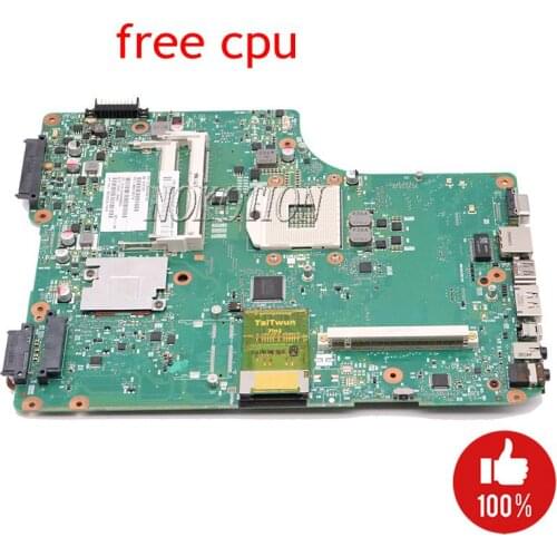 NOKOTION PN 1310A2338704 SPS V000198160 For toshiba satellite A500 A505 Laptop motherboard 6050A2338701-MB-A01 Free CPU