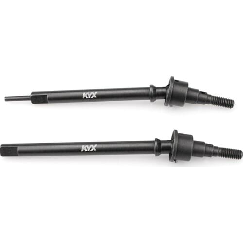 KYX Racing Hardened Steel Front Axle CVD Shaft Upgrades Parts Accessories for RC Crawler Car Tamiya CC02