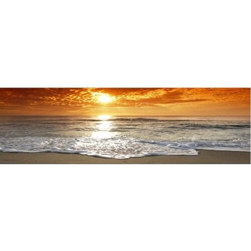 70x230cm Sunsets Natural Sea Beach Landscape Posters and Prints Canvas Painting Scandinavian Wall Art Picture for Living Room