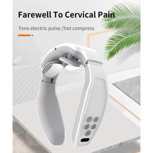 Hot Electric Cervical Neck Support Massager Relax Therapy Neck Cervical Massage Instrument