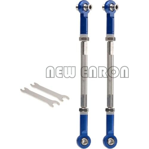 NEW ENRON 2Pcs 110MM Stainless Steel Adjustable Front Toe Links 8547 FOR Traxxas Unlimited Desert Racer UDR 85076-4 85086-4