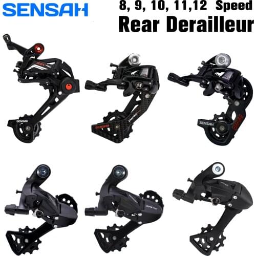 SENSAH Road Bike R/F Rear Derailleurs carbon 2x8 2x9 2x10 2x11 2x12 Speed Bicycle Derailleu For Shifters EMPIRE PRO SRX 105