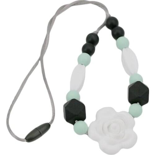Pacifier Clip Chain Silicone Pendant Beaded Dummy Pacifier Clip Chains Baby Boys Girls Dummy Feeding Clip Soother Chain