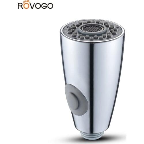 ROVOGO Replacement Sprayer Pull Out Spray Head for Kitchen Sink Pull-Down Faucet 2-Function Stream Aerated Flow Chrome