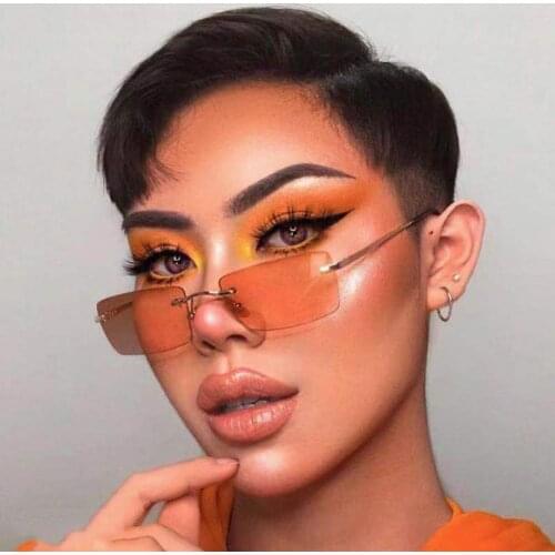 Square Sunglasses Women Rectangle Luxury Brand Designer Sun Glasses For Female Colorful Clear Small Lens Unisex Oculos De Sol