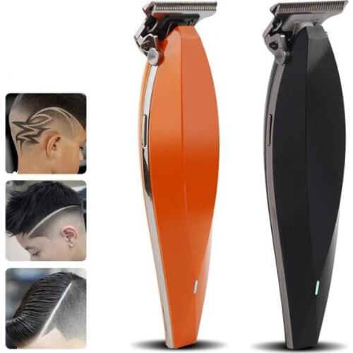 Jd hair trimmer USB rechargeable hair clipper haircut machine oilhead clipper white hair carving clipper beard trimmer 0mm