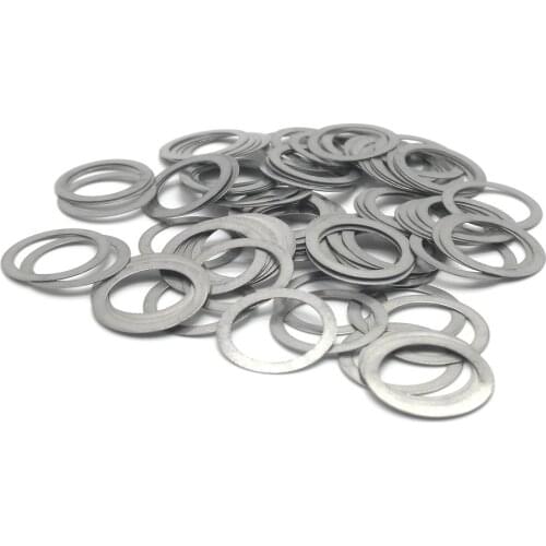 100 Pcs Thickness 0.5mm Flat Washer Ultrathin Gasket Thin Shim Washer Stainless Steel 304 M3 M4 M5 M6 M8 M10 M12 M14 M16 M17