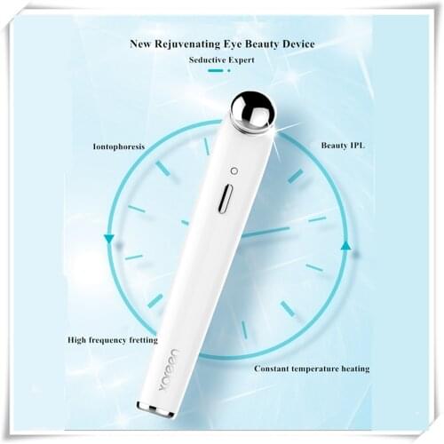 Vibrating Eye Massager Micro-current Eye Wand Negative Ion Importing Frown Lines Remover Anti Wrinkle Eyes Face Skin Care Tools