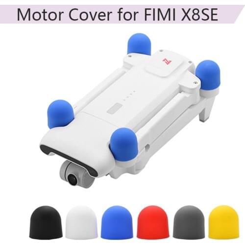 4pcs Dustproof Silicone Case Guard Motor Cap Protective Motor Cover Protector for FIMI X8 SE 2020 Drone Quadcopter Accessories